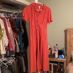 Medium sized rust dress